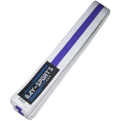 3-farbige Budog&uuml;rtel wei&szlig;/blau/wei&szlig; 200