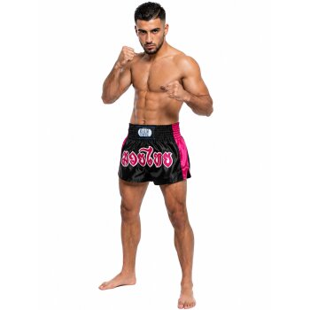 Remy Thaiboxhose pink/schwarz XL