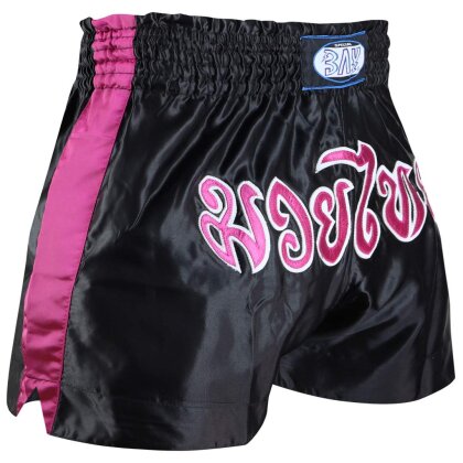 Remy Thaiboxhose pink/schwarz XXL