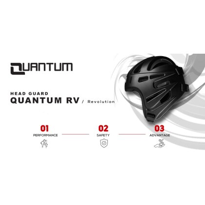 Kopfschutz Quantum RV Revolution schwarz ( WAKO )