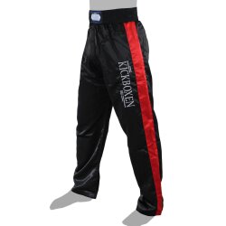 Stick Kickboxhose schwarz/rot 180 (L)