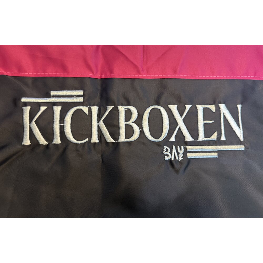 Stick Kickboxhose schwarz/pink 120 (4XS)