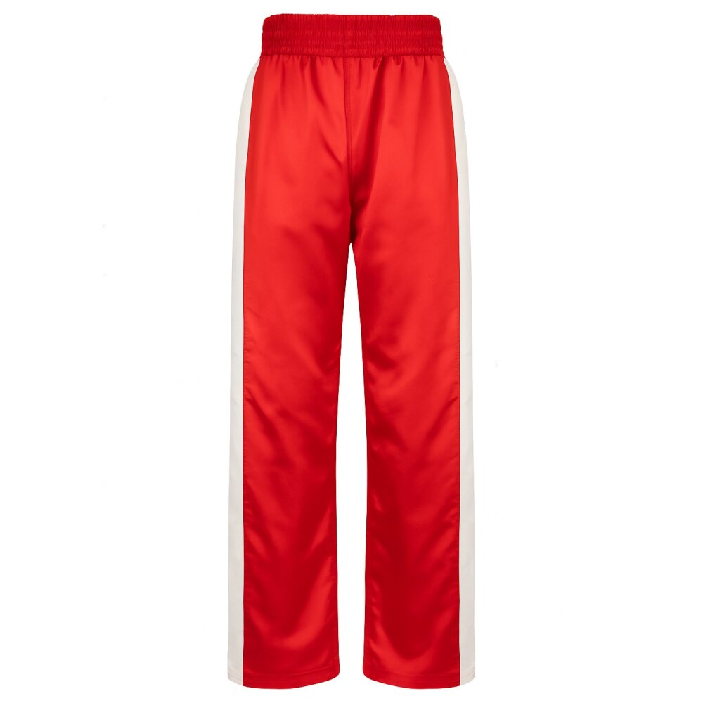 Stick Kickboxhose rot/weiß 4XS - XXL Kinder Erwachsene 150 (XS)