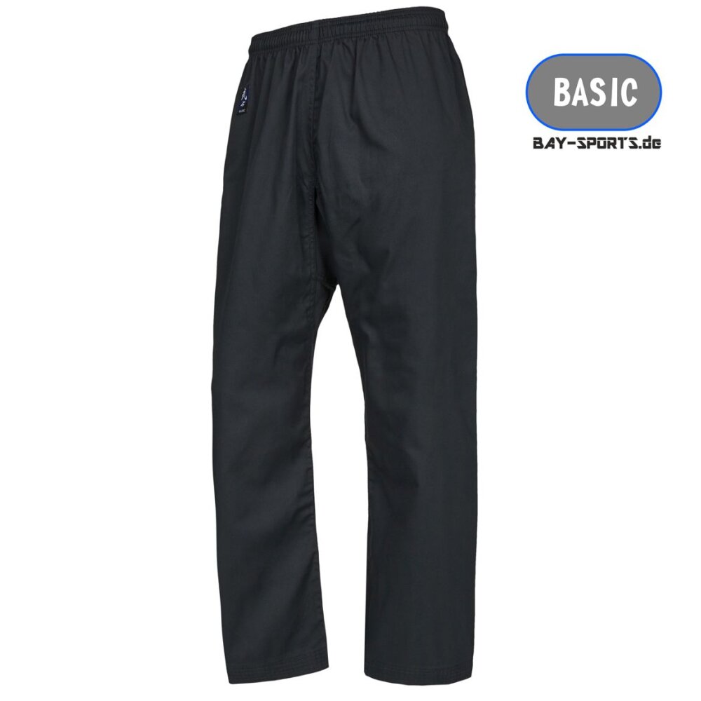 Baumwollhose Basic 8 UZ schwarz 190