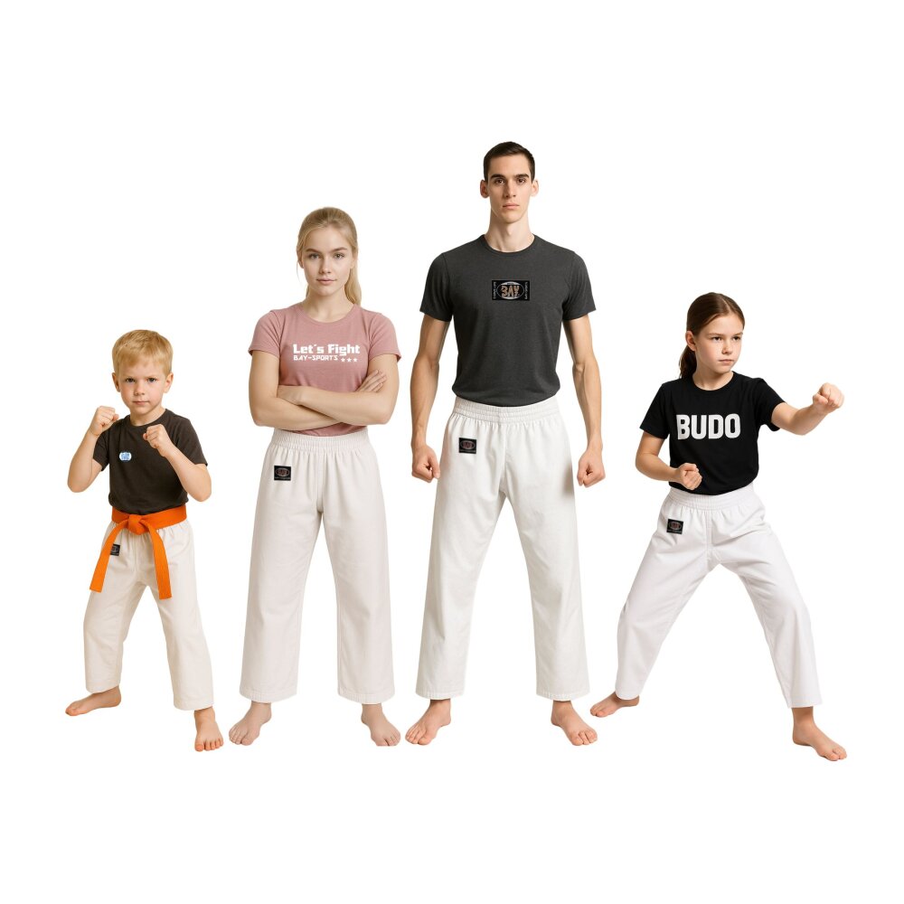 Kampfsporthose Traditional Basic 2025 weiß 100% Baumwolle 8 UZ 130