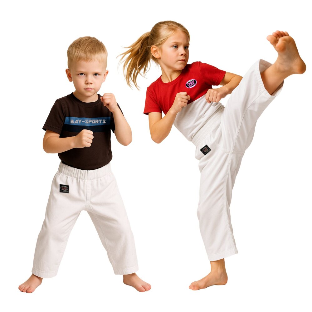 Kampfsporthose Traditional Basic 2025 weiß 100% Baumwolle 8 UZ 130