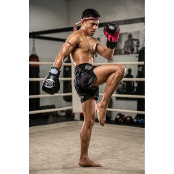 Future Boxhandschuhe schwarz/pink 12 Unzen