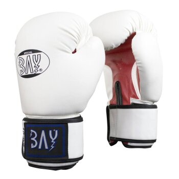 Future Boxhandschuhe weiß / rot,  10 Unzen