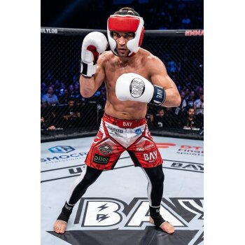 Future Boxhandschuhe weiß / rot 10 Unzen