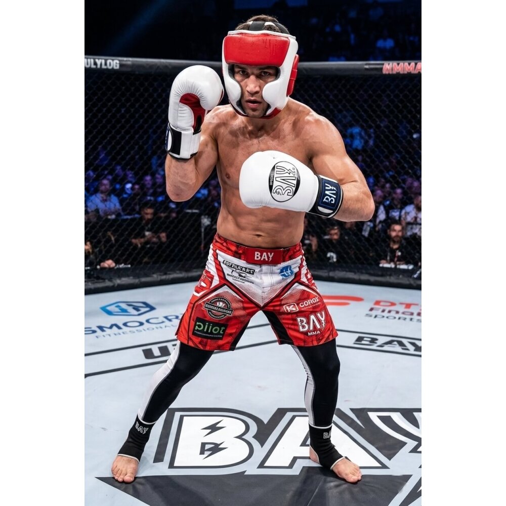 Future Boxhandschuhe weiß / rot 10 Unzen