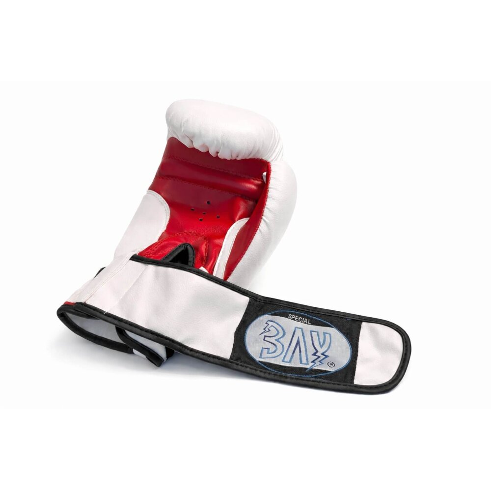 Future Boxhandschuhe weiß / rot 10 Unzen
