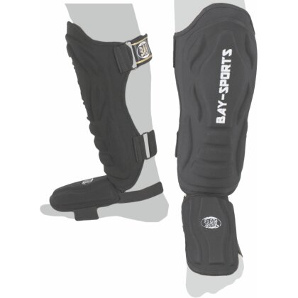 Spann- Schienbeinschutz Black Demon Style schwarz S