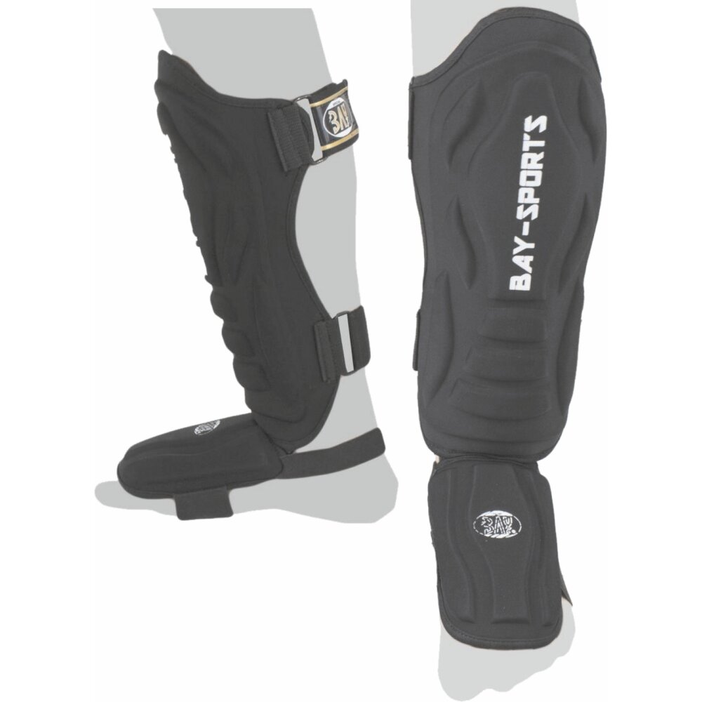 Spann- Schienbeinschutz Black Demon Style schwarz M