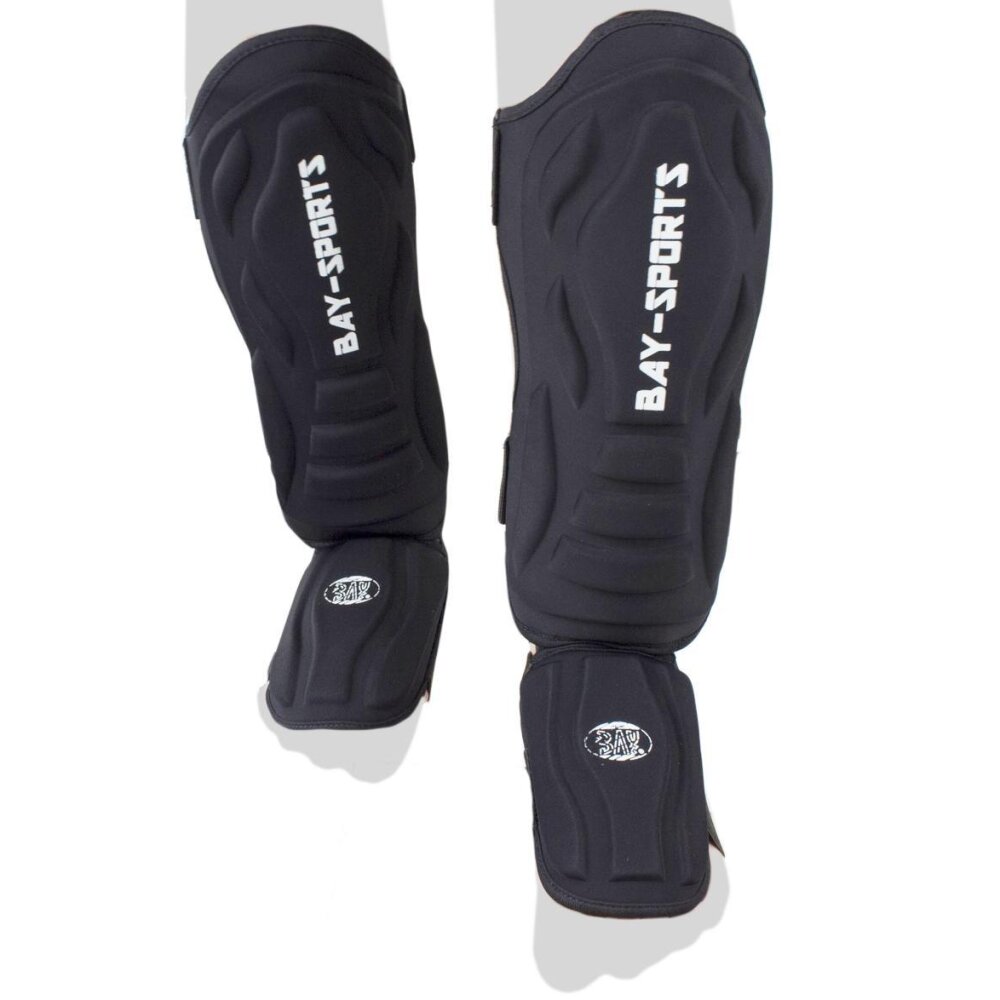 Spann- Schienbeinschutz Black Demon Style schwarz M