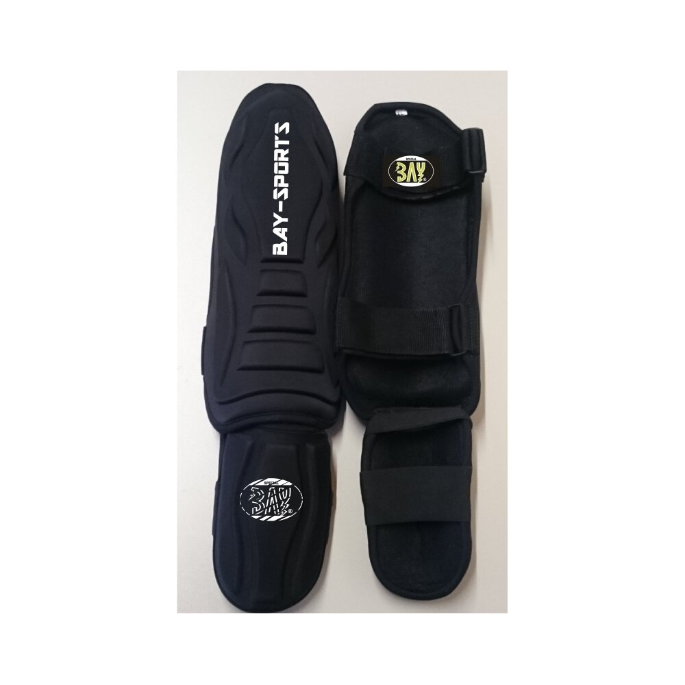 Spann- Schienbeinschutz Black Demon Style schwarz M