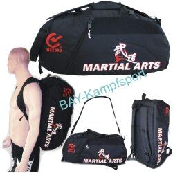 Rucksacktasche PX Sporttasche Martial Arts schwarz M 55 cm