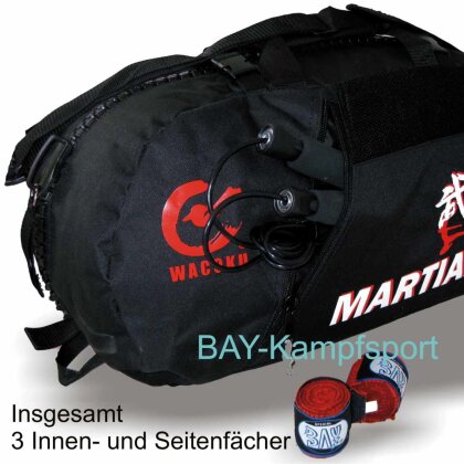 Rucksacktasche PX Sporttasche Martial Arts schwarz XL 70 cm