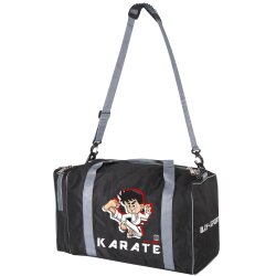 Sporttasche f&uuml;r Kinder Karate schwarz/grau 50 cm