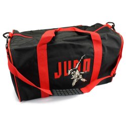 Sporttasche für Kinder Judo schwarz/rot 48 cm