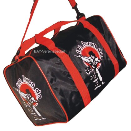 Sporttasche für Kinder Taekwondo schwarz/rot 48 cm