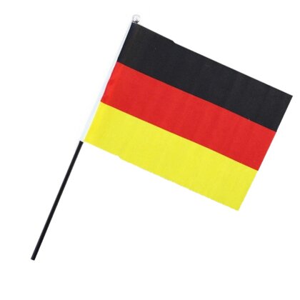 GRATIS ab einem Einkaufswert von 10 Euro - Mini Deutschland Fahne 30 cm, Flagge BRD