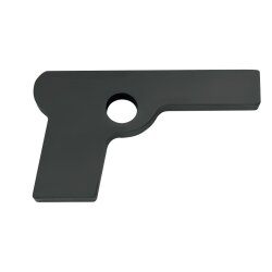 Holzpistole schwarz 20 cm Trainingspistole Pistole Holz SV