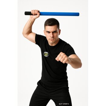 20 Jahre Jubel Angebot - Soft Schlagstock 60 cm Ø 3,5 cm Sparring mit Schaumstoff schwarz / blau