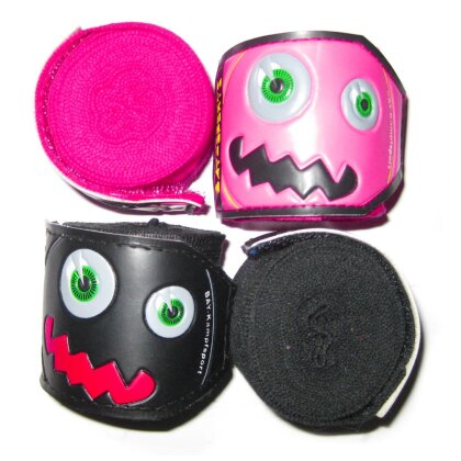 Motiv Kinder 3D 1,5 - 2,0 - 2,5 m schwarz pink Boxbandagen 