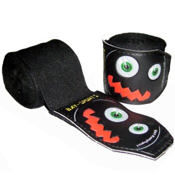 Motiv Kinder 3D Monster - 250 cm - schwarz