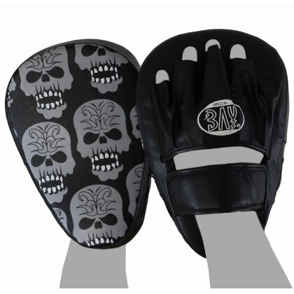 20 Jahre Jubel Angebot - PU-Ergo Totenkopf Skull Handpratzen krumm Paar