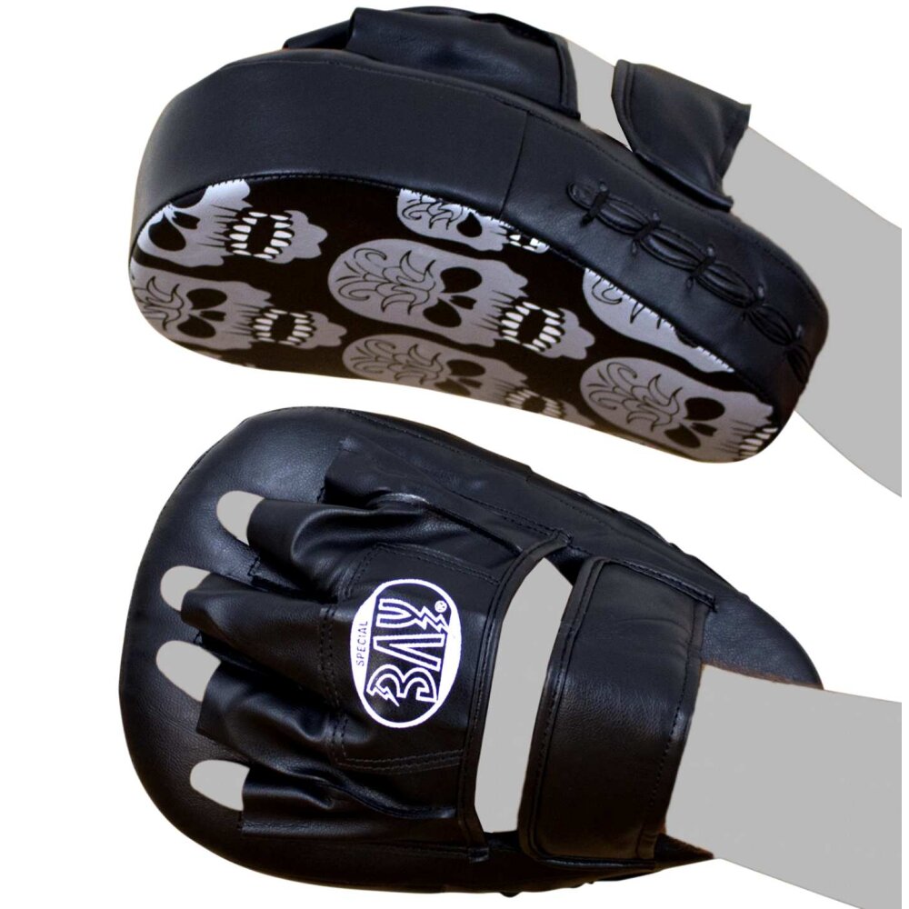 20 Jahre Jubel Angebot - PU-Ergo Totenkopf Skull Handpratzen krumm Paar