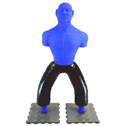 Standboxsack Thai Dummy Figur MIX Blue-Man f&uuml;r Vollkontakt