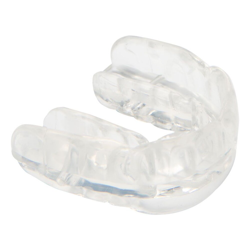 Doppel Zahnschutz SMILE PROFI mit BOX - transparent Erwachsene