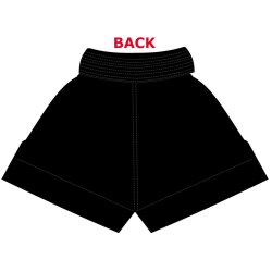Fashion Thaiboxhose schwarz/grau XS