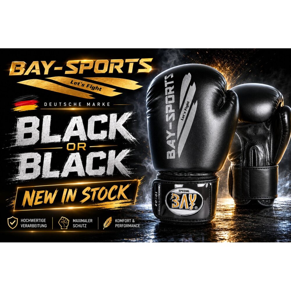 Black Or Black Boxhandschuhe 8 - 14 Unzen 8 Unzen