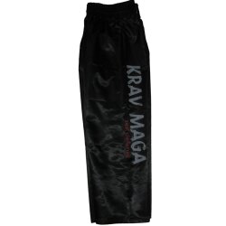 Krav Maga Hose Satin schwarz 150 (XS)