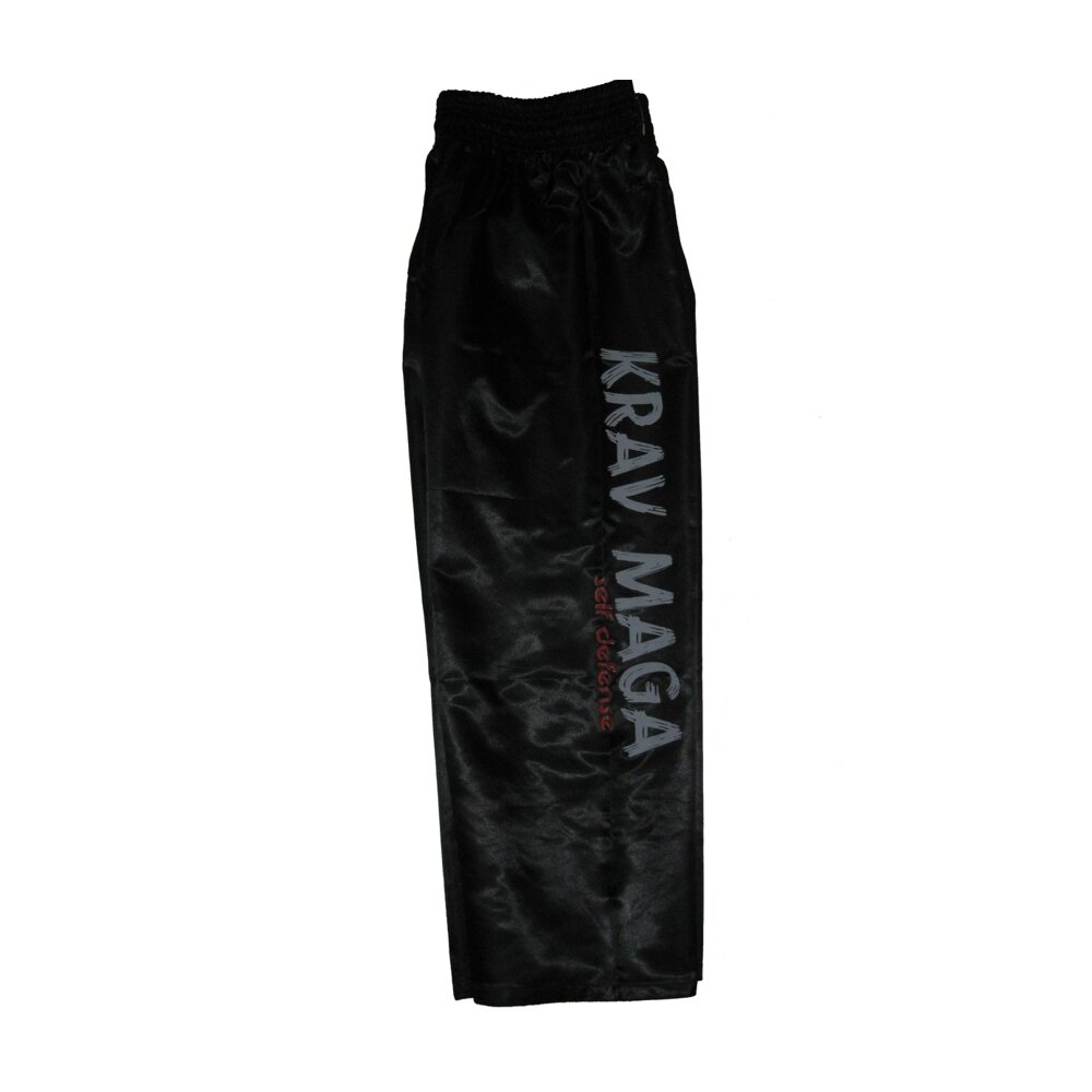 Krav Maga Hose Satin schwarz 150 (XS)