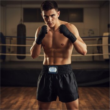 Remy Thaiboxhose uni schwarz XS