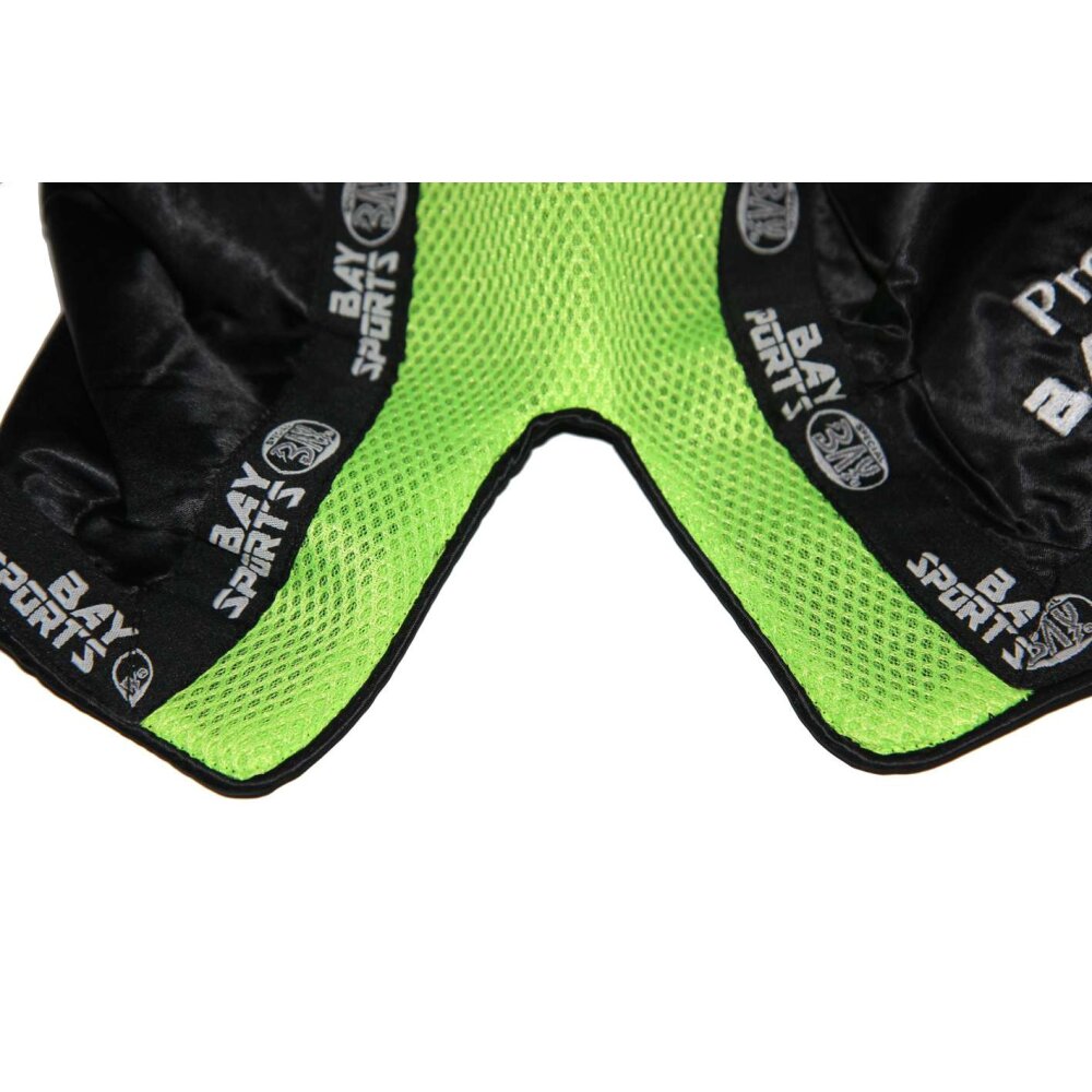 Pro-Equip Mesh Thaiboxhose XS - XXL schwarz/neon gr&uuml;n S