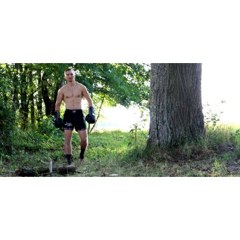 Pro-Equip Mesh Thaiboxhose XS - XXL schwarz/neon grün XXL
