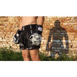 Pro-Equip Mesh Thaiboxhose XS - XXL schwarz/schwarz XXL