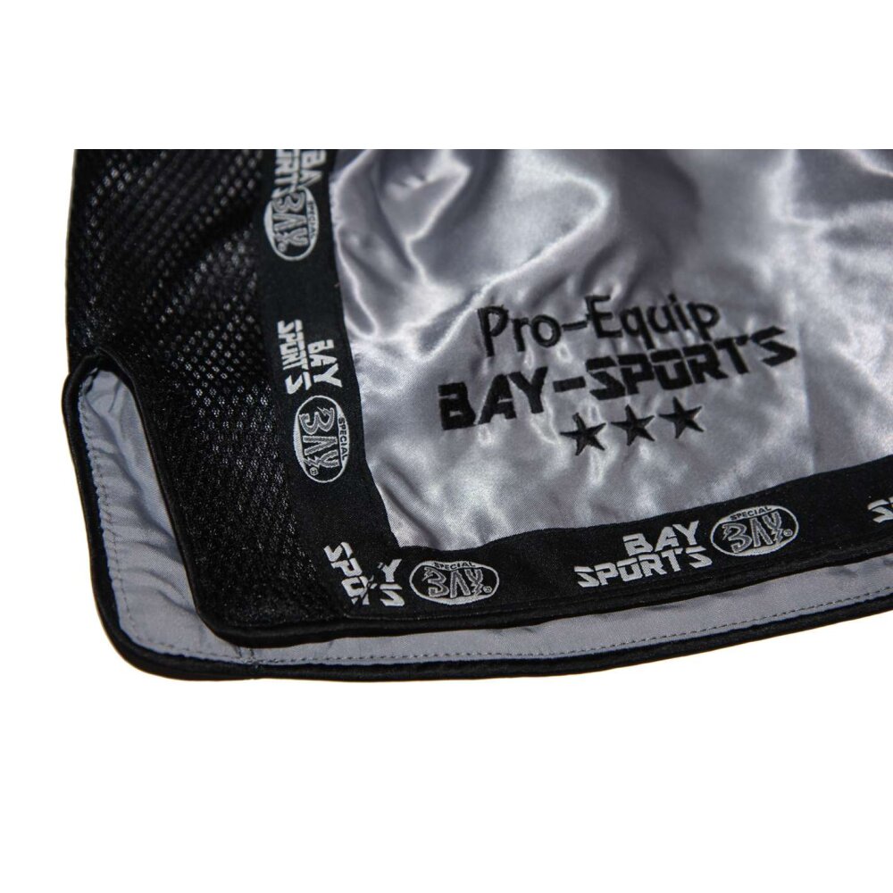 Pro-Equip Mesh Thaiboxhose XS - XXL silber grau/schwarz XS