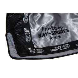 Pro-Equip Mesh Thaiboxhose silber grau/schwarz XL