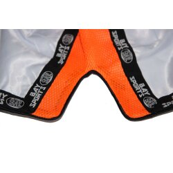 Pro-Equip Mesh Thaiboxhose XS - XXL wei&szlig;/neon orange XL