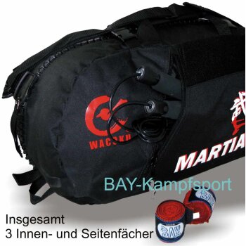 20 Jahre Jubel Angebot - Rucksacktasche Martial Arts Sporttasche schwarz/orange XL 70 cm