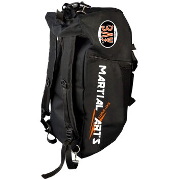 20 Jahre Jubel Angebot - Rucksacktasche Martial Arts Sporttasche schwarz/orange XL 70 cm