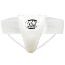 Tiefschutz Twin Herren Jungen Leder PU wei&szlig; S