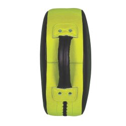20 Jahre Jubel Angebot - UFO Schlagpolster Rund mit Griffen schwarz/gelb 45x20 cm