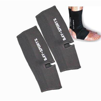Uni Sports Fußbandagen Kinder Erwachsene grau dunkelgrau S - XL