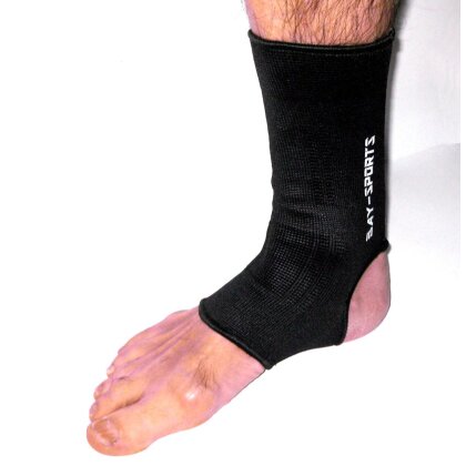 Uni Sports Fußbandagen Kinder Erwachsene grau dunkelgrau S - XL
